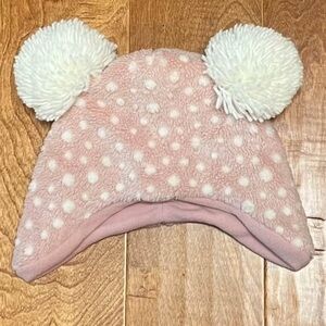 Baby Girls babyGap Winter Snow Hat - 12-24 Months - Pink Polka Dots